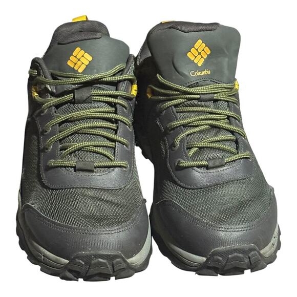 Columbia Omni Grip Hiking Shoes Men's Size 13 Gray Olive Trail Outdoor EcoLT - Picture 4 of 8